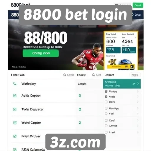 Recursos disponíveis no 8800 bet login